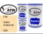 Preview: Fiat, Giallo Aristocrat, 036: 500ml Lackdose + 500ml Klarlack + 250ml Härter - Set, von ATW Autoteile West.